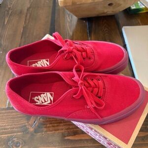 Vans Translucent Red Sneakers